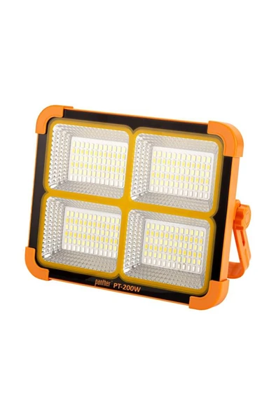 Panther PT-200W USB ŞArjlı Solarlı Projektör 135128 *30 ürün görseli 1