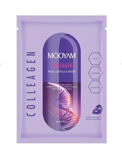 MOOYAM Capsule Mask Collegen Kağıt Yüz Maskesi ürün görseli 1