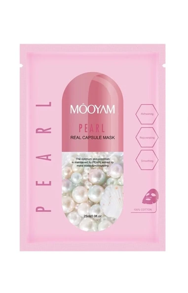 MOOYAM Capsule Mask Pearl Kağıt Yüz Maskesi ürün görseli 1