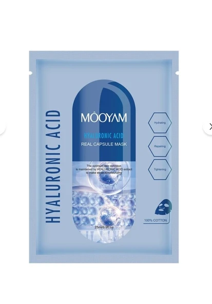 MOOYAM Capsule Mask Hyaluronic Acit Kağıt Yüz Maskesi ürün görseli 1