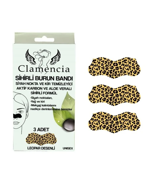 Clamencia Burun Bantı Leopar 3'LÜ ürün görseli 1