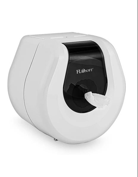 Cimri tuvalet kağıtlığı dispenser kağıtlık - flosoft wc kağıt verici f069 ürün görseli 1