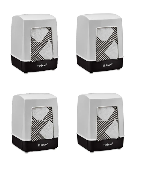 Masa üstü 4 lü dikey dispenser peçetelik - flosoft peçetelik f053 ürün görseli 1