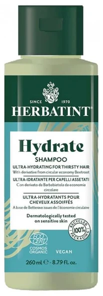 Herbatint Hydrate Organic Shampoo 260ml ürün görseli 1