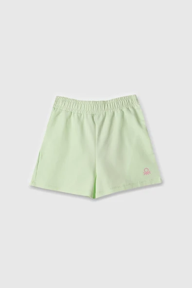 United Colors of Benetton Kız Çocuk Şort Mint BNT-G21795 ürün görseli 1