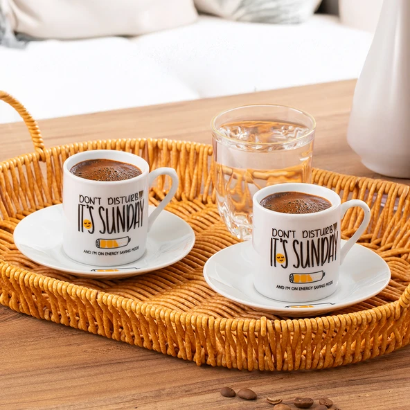 Porsima 08 Porselen 12 Parça Türk Kahve Fincan Takımı 90ml ürün görseli 1
