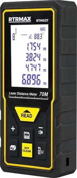Rtrmax - Rtm037 Lazer Mesafe Ölçer 70 Mt ürün görseli 1