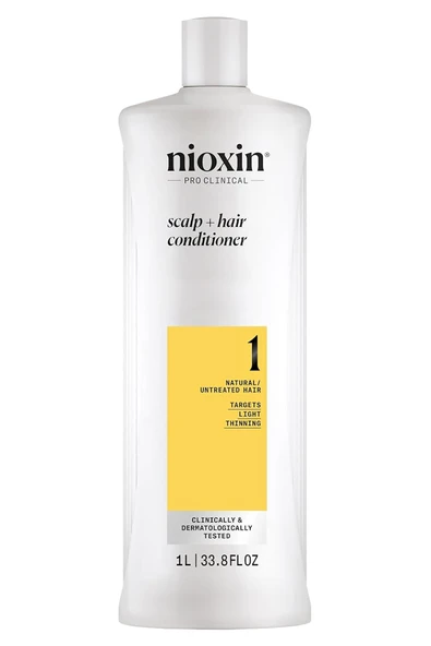 Nioxin System 1 Saç Kremi - İşlem Görmemiş Hafif İnce Saçlar İçin Kalınlaştırıcı Bakım 1000ML ürün görseli 1
