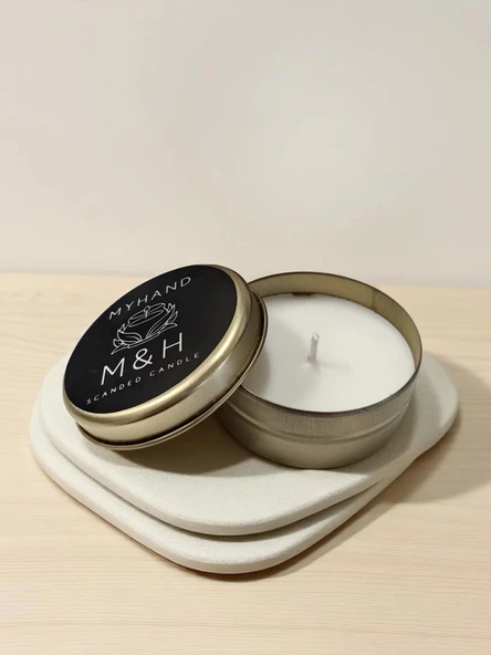 MyHand Soyawax Gold Teneke Mum Amour Eternal Esans Kokulu Kutu Mum 60 Gr ürün görseli 1