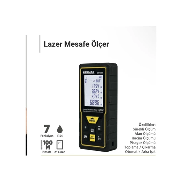 Lazer Mesafe Ölçer Rtm039 ürün görseli 1