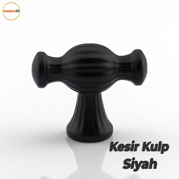 Kesir Siyah Metal Kulp Düğme Mobilya Çekmece Mutfak Dolabı Kulbu Dolap Modern Kapak Kulpları ürün görseli 1