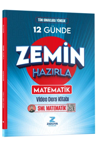 Zeduva Yayınları SML Matematik 12 Günde Zemin Hazırla Matematik Video Ders Kitabı ürün görseli 1