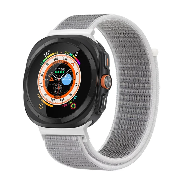 Samsung Galaxy Watch 7 Ultra 47mm Uyumlu Orijinal Pim Woven Örgü Naylon Kordon ürün görseli 1