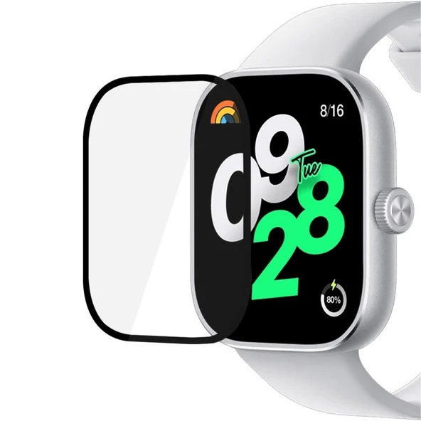 Xiaomi Redmi Watch 4 ile Uyumlu 3D Full Ekran Koruyucu ürün görseli 1