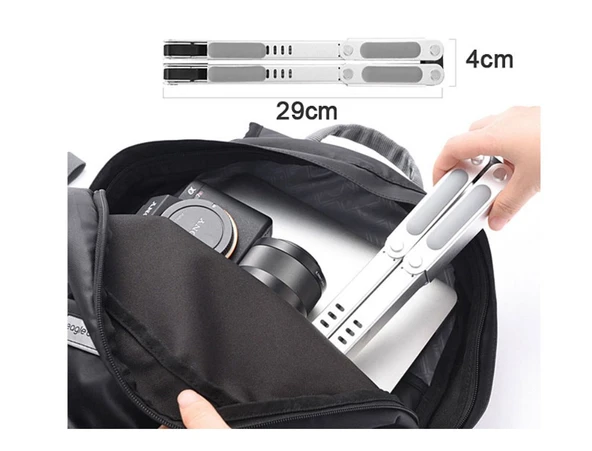 Techmaster N1 Macbook ile Uyumlu Notebook Tablet Telefon Ayarlanabilir Stand - Resim 6