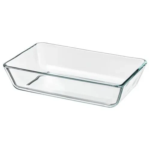 IKEA Mıxtur Mutfak Fırın Servis Kabı Tepsi Cam 27x18 Cm ürün görseli 1