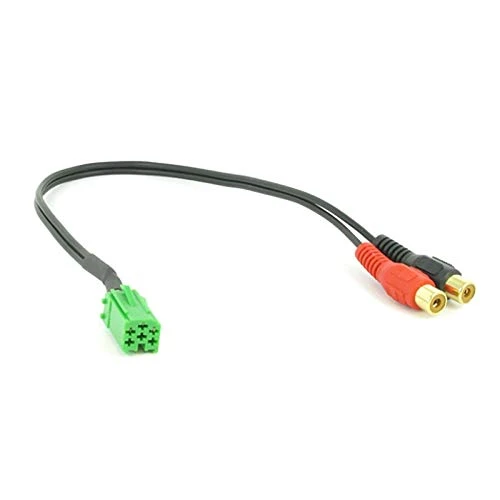 Renault Megane Clio Aircus ile Uyumlu Rca 6Pin Ses Kablosu Sku47 ürün görseli 1