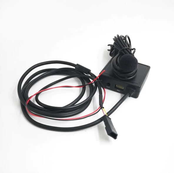Bmw E39 E46 E53 3 5 X5 Seri ile Uyumlu Bt 5.0 Mikrofonlu Aux Adaptörü Sku11 Usb Tf Kart Girişi ürün görseli 1