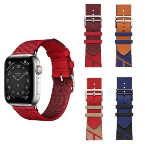 Apple Watch 7 8 9 10 Ultra 2 44 45 46 49mm Uyumlu Hermes Kordon ürün görseli 1