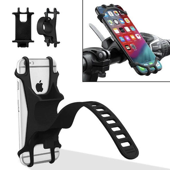 Bisiklet Motosiklet Telefon Tutucu Miracle 4-6 inç Universal ürün görseli 1