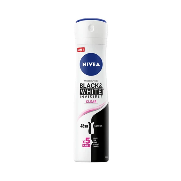 Nivea Invisible Clear Deodorant Sprey 150ml ürün görseli 1