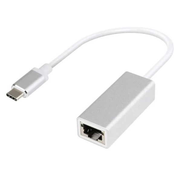 Type-C Gigabit RJ45 Ethernet Lan Bağlantı Çevirici Adaptörü ürün görseli 1