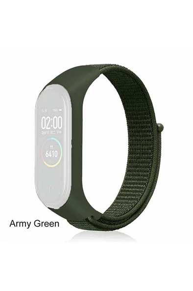 Xiaomi Mi Band 5 Mi Band 6 Mi Band 7 ile Uyumlu Loop Örgü Spor Kordon Kayış ürün görseli 1