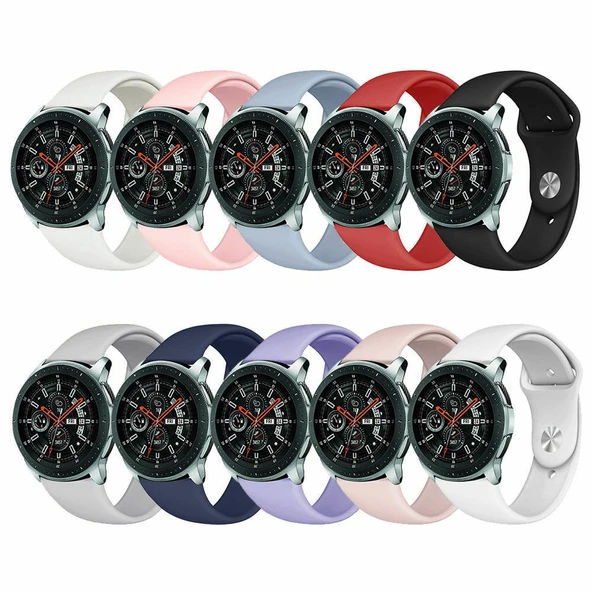 Samsung Gear S3 Classic Frontier Silikon Uyumlu Kordon Yeni Model ürün görseli 1
