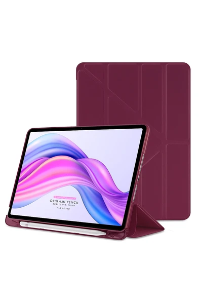 Honor Pad X9 11.5'' Inç 2023 Tablet Uyumlu Kılıf Katlanır Kalemlikli Standlı Uyku Modlu Akıllı Kapak  MÜRDÜM ürün görseli 1