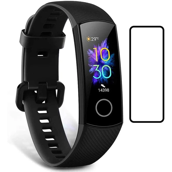 Honor Band 4 5 ile Uyumlu 3D Cam Full Ekran Koruyucu ürün görseli 1