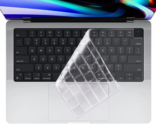 MacBook Air ile Uyumlu 13inç A1932 Silikon Klavye Koruyucu ürün görseli 1