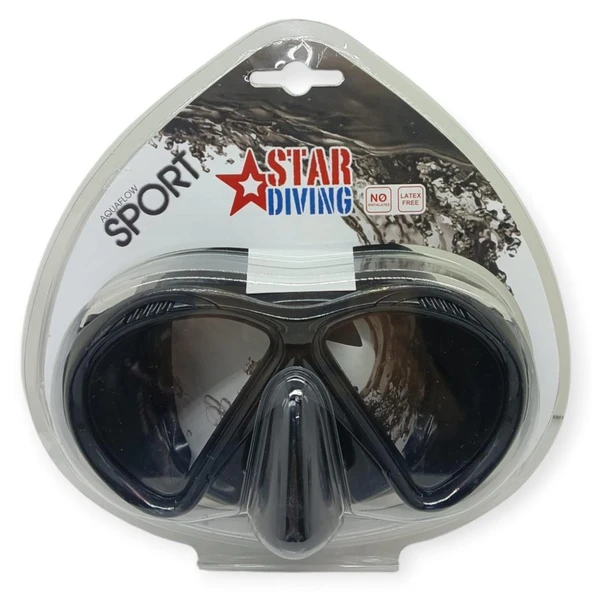 Star Diving Dalış Maskesi Yetişkin - 51701-SİYAH - Resim 4