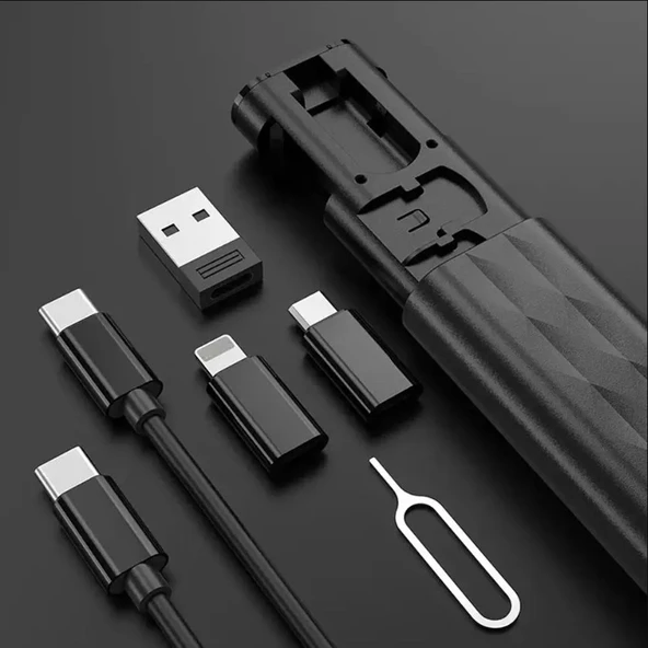 60W Type-c iPhone Usb Şarj Kablosu 60w Seyahat Kablo Seti C-011 ürün görseli 1