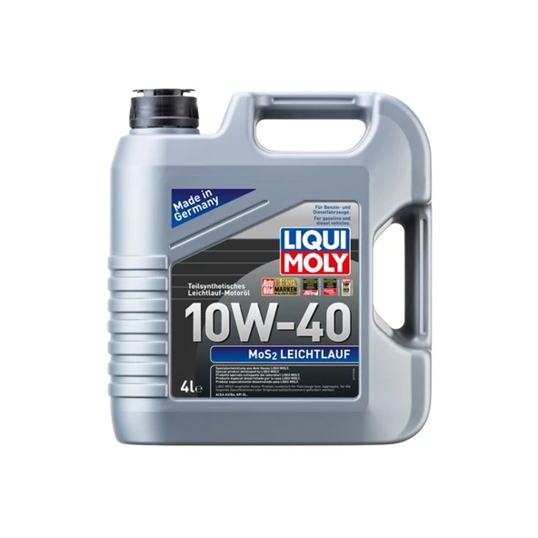 Liqui Moly 10W40 Motor Yağı Kısmi Sentetik MoS2'li LEICHTLAUF 4 Litre 6948 ürün görseli 1