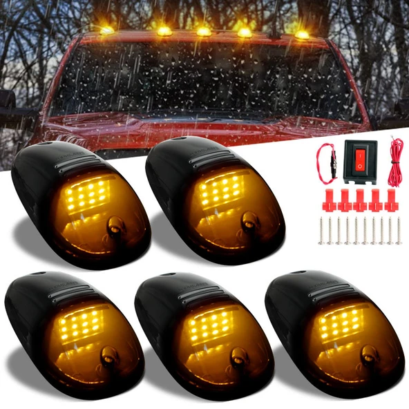 5li Set 16 Ledli Universal Pick Up 4x4 Araç Üstü Park Sis Lambası ürün görseli 1