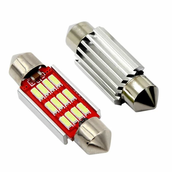 Sofit Araç iç Aydınlatma Tavan Plaka Beyaz Canbus C5W 36mm Md2 ürün görseli 1