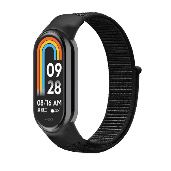 Xiaomi Mi Band 8 9 10 Uyumlu Woven Sport Loop Örgü Kordon Kayış ürün görseli 1