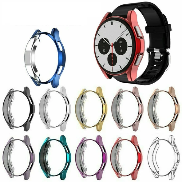 Samsung Galaxy Watch 4 40mm Silikon Kapak Kılıf Ekran Koruyucu ürün görseli 1