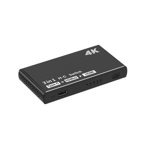 Onten 5601 ile Uyumlu Type-C+Hdmi to Hdmi 4K HD Video Çevirici Switcher ürün görseli 1