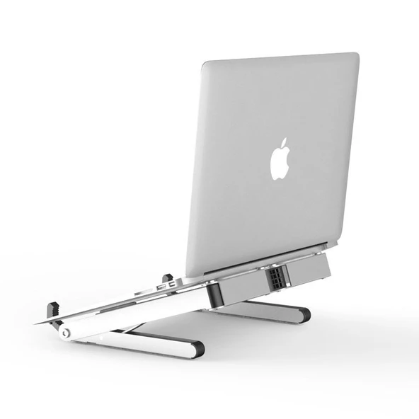 N1 Metal Macbook Notebook Kitap Okuma Standı Katlanabilir - Resim 5