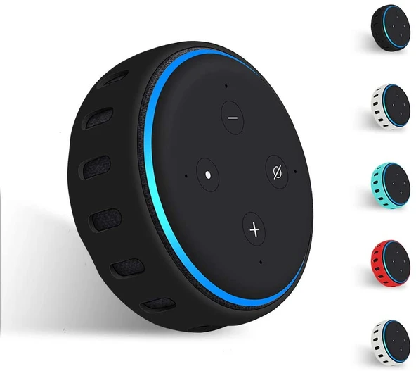 Amazon Echo Dot 3. Nesil Akıllı Hoparlör Silikon Kılıf Koruma Kabı ürün görseli 1