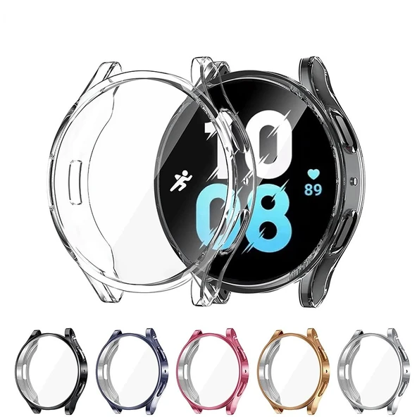 Samsung Galaxy Watch 5 40mm Silikon Kapak Kılıf Ekran Koruyucu ürün görseli 1