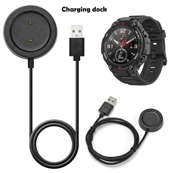 Xiaomi Amaz fit GTR GTS T-Rex A1918 ile Uyumlu Akıllı Saat Şarj Cihazı ürün görseli 1