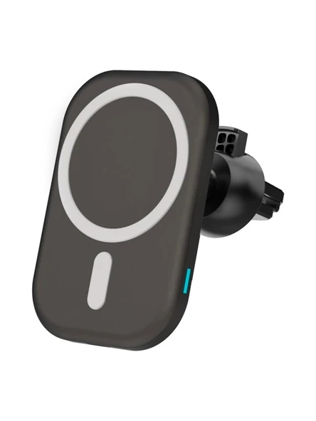 15w iPhone 12 13 14 15 16 Pro Max Mini Magsafe ile Uyumlu Kablosuz Araç Şarj Aleti ürün görseli 1