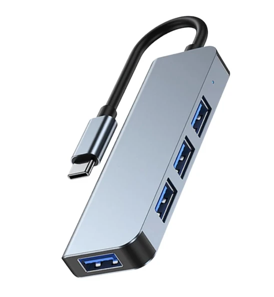 Type-C 1xUSB 3.0 3xUsb 2.0 HUB Otg Çoğaltıcı Adaptörü BYL-2013T ürün görseli 1