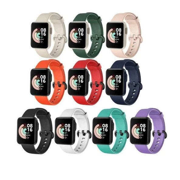 Xiaomi Mi Watch Lite Uyumlu Silikon Kordon Kayış ürün görseli 1
