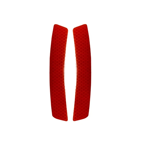 Araç Araba Oto Tampon Reflektörü Kırmızı Sticker Yapıştıma ürün görseli 1