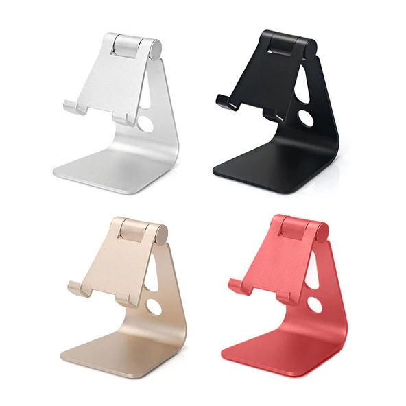 Metal Telefon Tablet Stand Masaüstü Ayarlanabilir Dock Standı ürün görseli 1