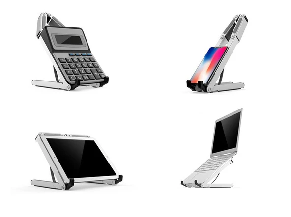 N1 Metal Macbook Notebook Kitap Okuma Standı Katlanabilir - Resim 6