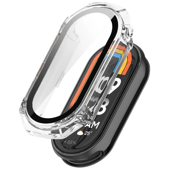 Xiaomi Mi band 8 9 10 Uyumlu Rubber 360° Ekran Kasa Koruyucu Kapak Kılıf ürün görseli 1